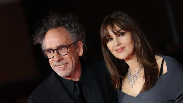 Моника Белучи и Тим Бъртън заедно като двойка на червения килим 896767